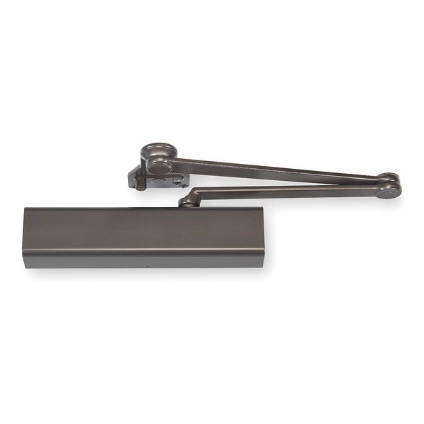 Manual Hydraulic Norton 8000 Door Closer Heavy Duty Interior and Exterior, Dark Bronze