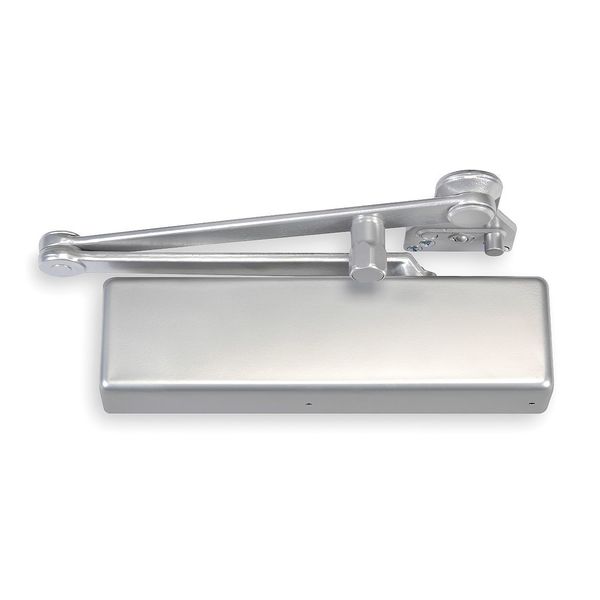 Manual Hydraulic Norton 7570 Door Closer Heavy Duty Interior and Exterior, Aluminum