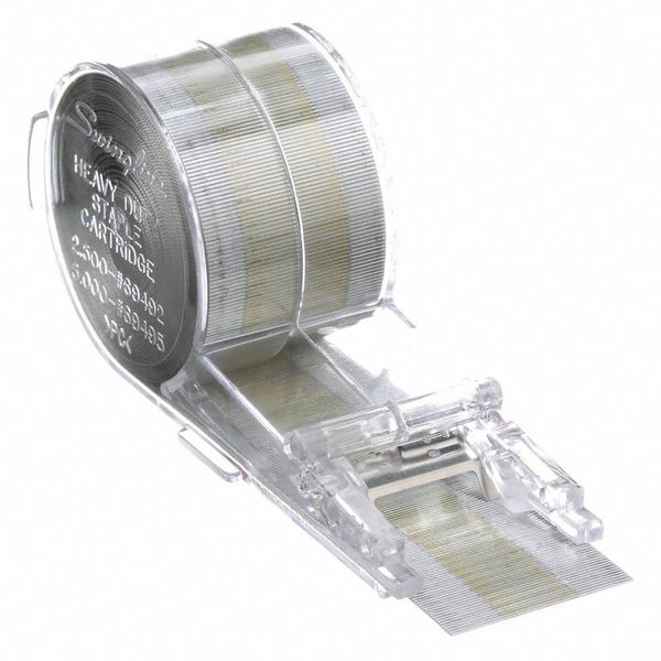Staples, Cartridge, 1/2InW, 3/8InLeg, PK5000