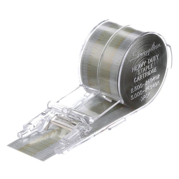 Staples, Cartridge, 1/2InW, 3/8InLeg, PK5000