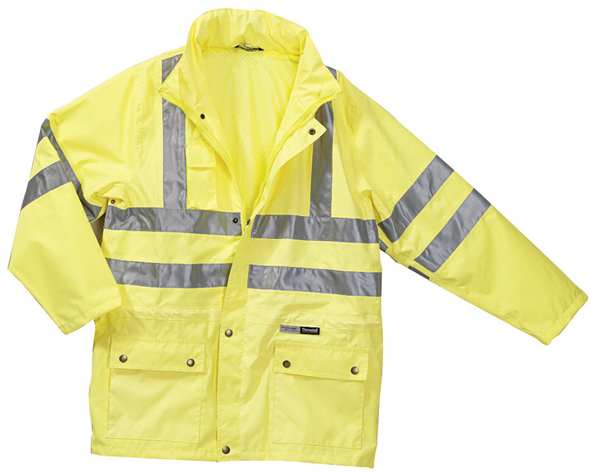 Small Insulated Hooded Jacket, Lime/Black