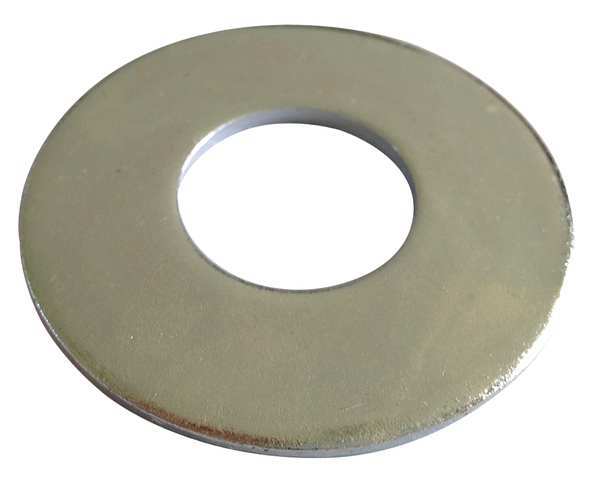 Flat Washer, Fits Bolt Size 1 in , Stainless Steel Plain Finish, 10 PK