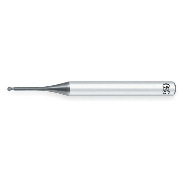 End Mill, Carbide, WXS, 1.5mm, 2 FL, Ball End