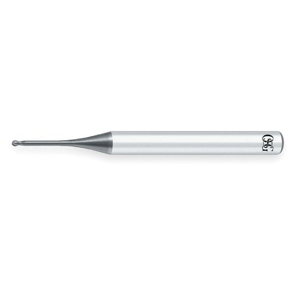 End Mill, Carbide, WXS, 3.0mm, 2 FL, Ball End