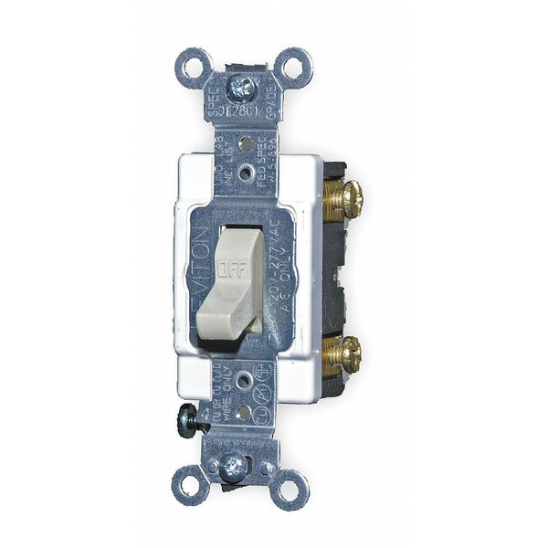 Wall Swtch, 1-Pol, 120/277V, 20A, Ivry, Toggl