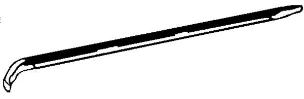Lock Ring Remover, 24 In, 11/16 In Stk, Stl