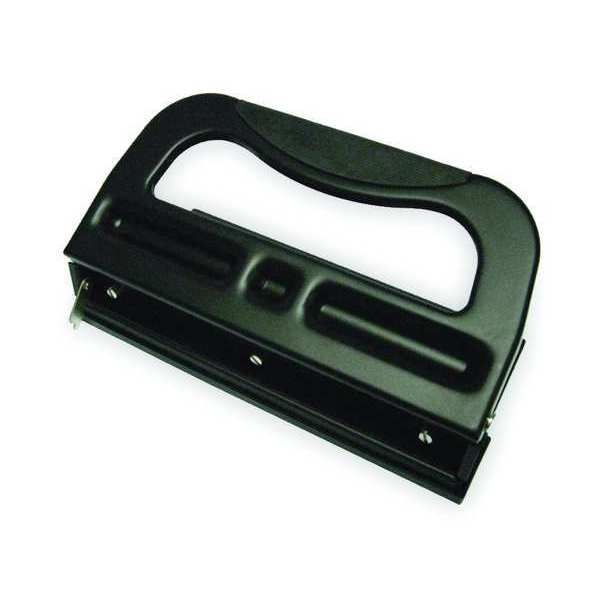 Paper Punch, 3-Hole, Blk, 40 Sheet