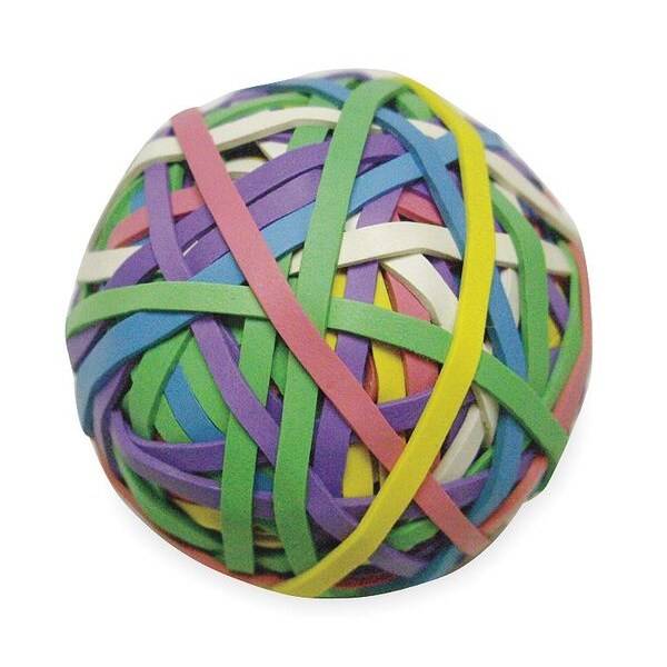 Rubber Band Ball, #30, 3-3/16x1/8in, Asst