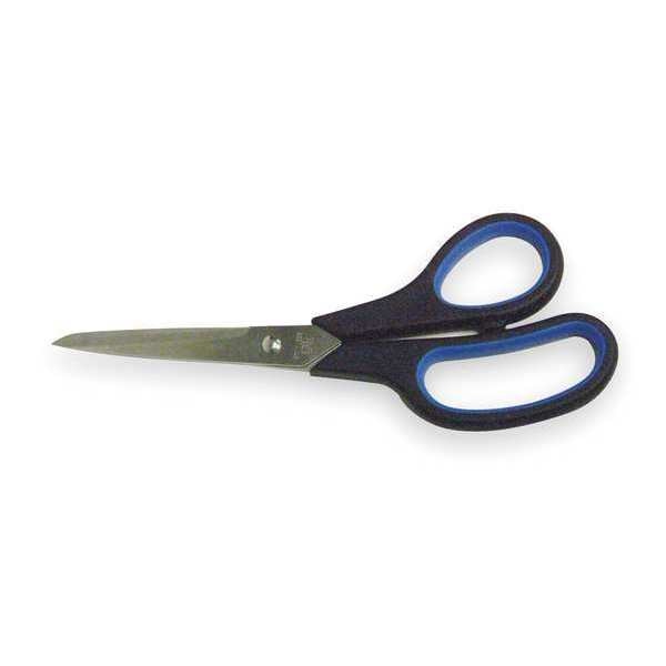 Scissors, 8 In, Blk Soft Grip Handle