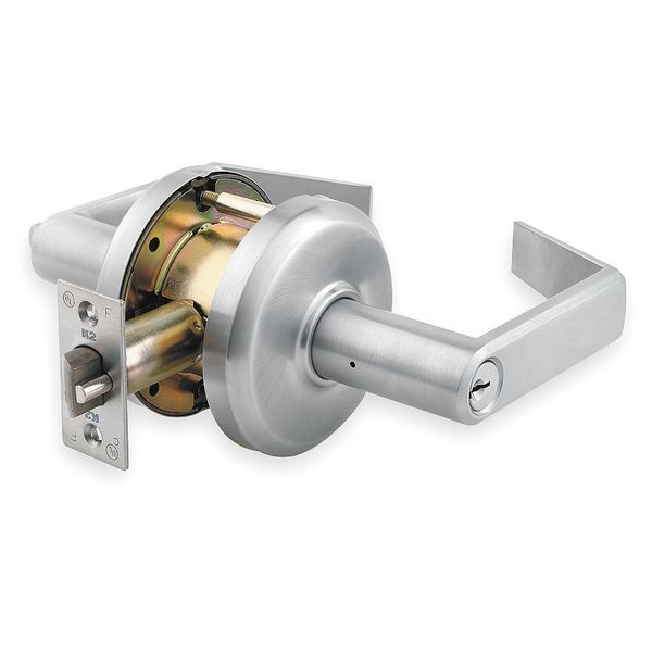 Lever Lockset, Mechanical, Entrance, Grd. 2