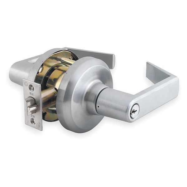 Lever Lockset, Mechanical, Storeroom