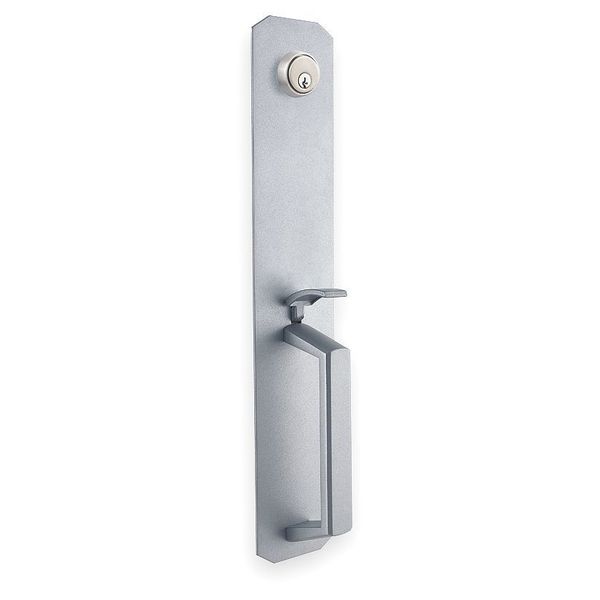 Escutcheon Pull w/Lock and Thumbpiece