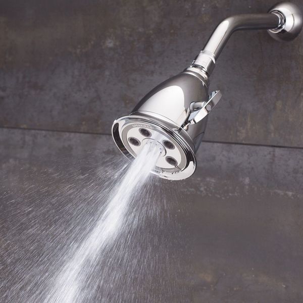 wall, Shower Head, Polished Chrome, Wall