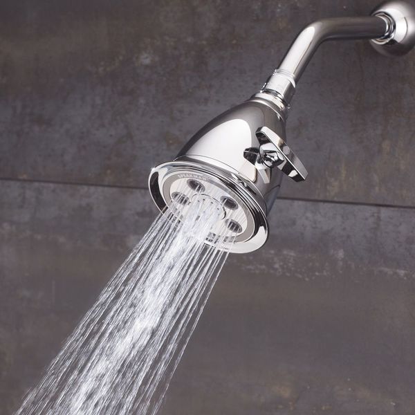 wall, Shower Head, Polished Chrome, Wall