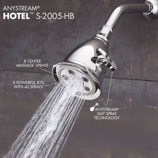 wall, Shower Head, Polished Chrome, Wall