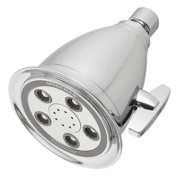 wall, Shower Head, Polished Chrome, Wall