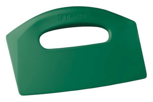 Bench Scraper, Poly, Green, 8 1/2 x 5 In
