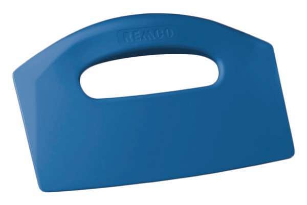 Bench Scraper, Poly, Blue, 8 1/2 x 5 In