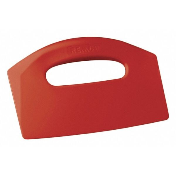 Bench Scraper, Poly, Red, 8 1/2 x 5 In