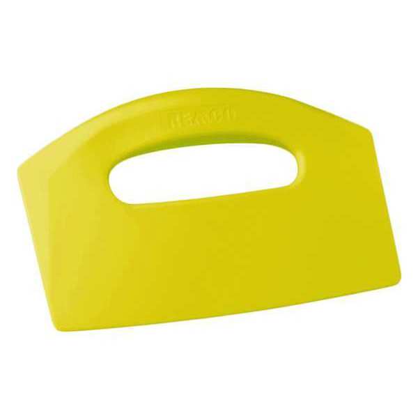Bench Scraper, Poly, Yellow, 8 1/2 x 5 In