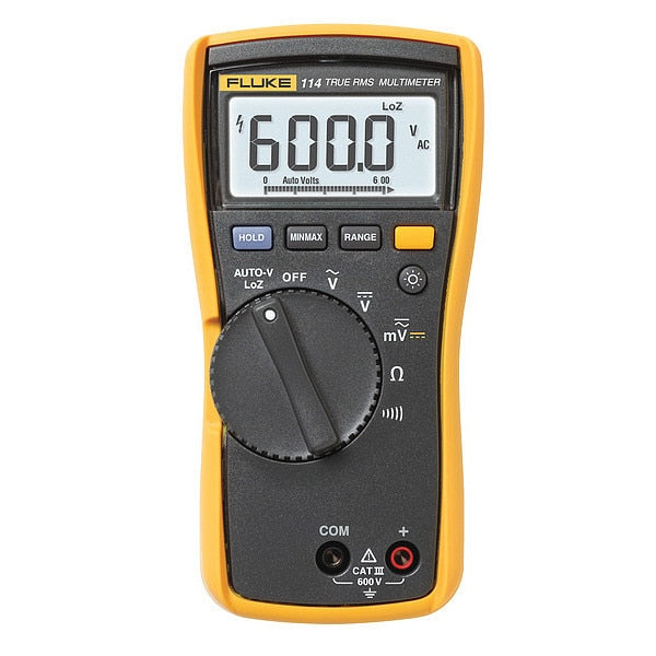 Digital Multimeter, 600 Max. AC Volts, 600 Max. DC Volts, 10 Max. AC Amps, 10 Max. DC Amps