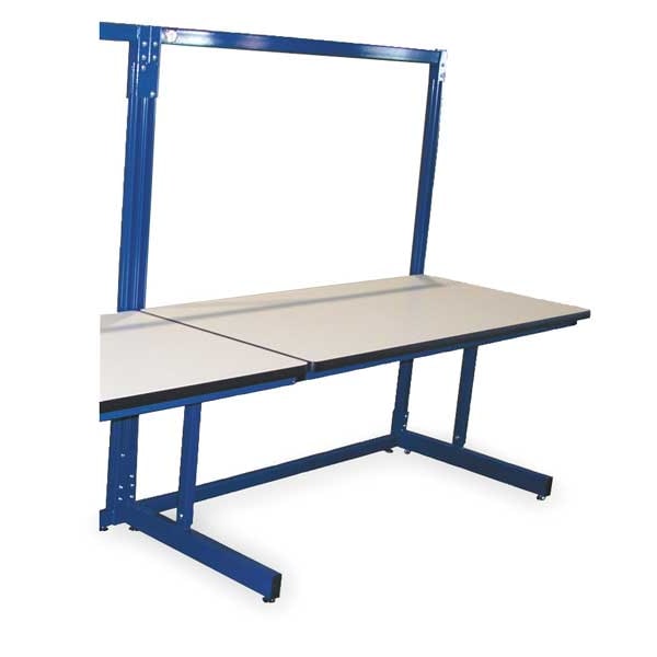 Bolted One Sided Configurable Workstation, Laminate, 72