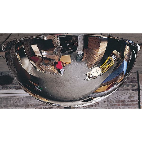 Mirror, Full Dome, Steel, 24