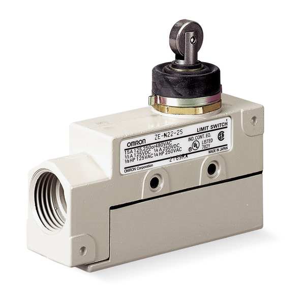 Limit Switch, Plunger, Roller, SPDT, 15A @ 480V AC
