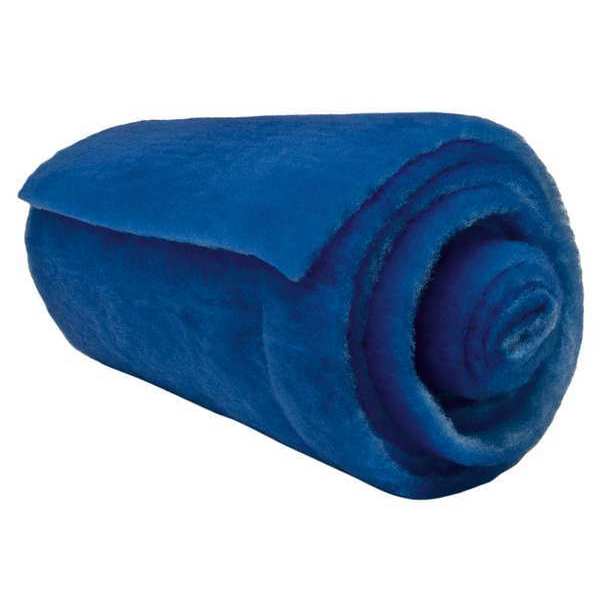 12 in x 85 ft x 1 in Fiberglass Air Filter Roll MERV 5, Blue/White
