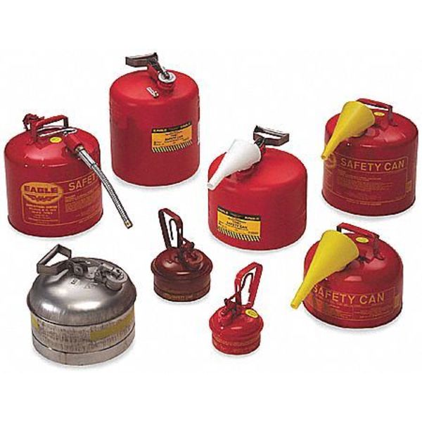 5 gal. Red Galvanized steel Type I Safety Can for Flammables