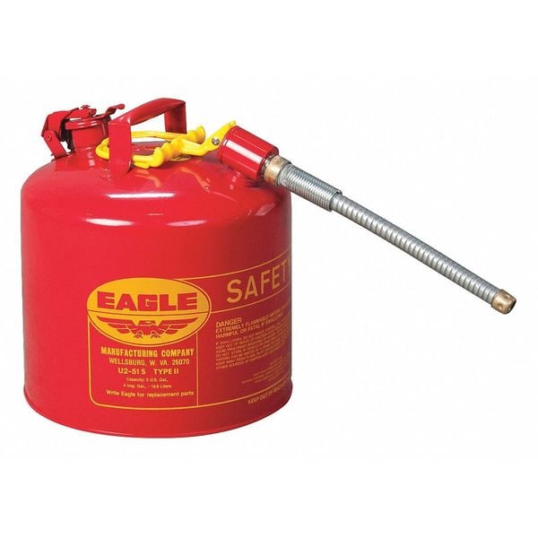 5 gal. Red Steel Type II Safety Can for Flammables