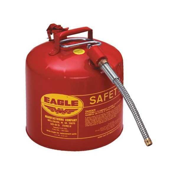 5 gal. Red Steel Type II Safety Can for Flammables