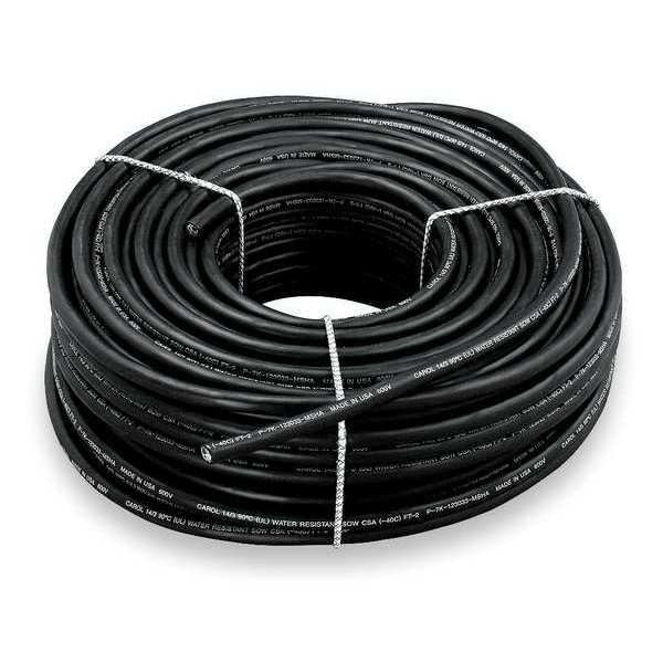 14 AWG 3 Conductor Carolprene Portable Cord 600V 250 ft. BK