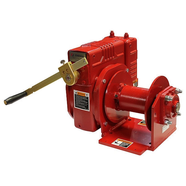 Hand Winch, 20-25/32 in Overall W