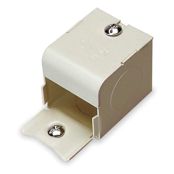 Entrance End Fitting, Ivory, Steel