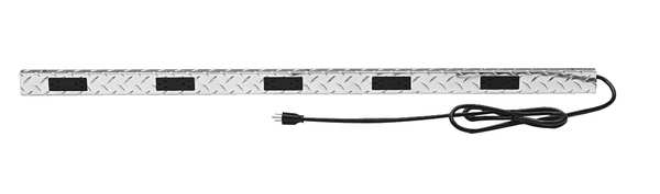 Prewired Raceway, 15A, 6 Outlet, White