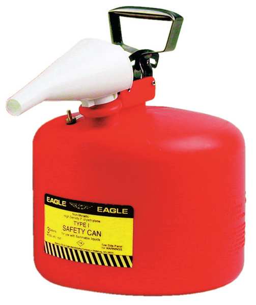 2-1/2 gal. Red Galvanized steel Type II Safety Can for Flammables