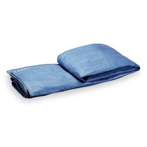 Tarp, 6 x 8 ft, 5.1 mil, Polyethylene, Standard Duty, Blue