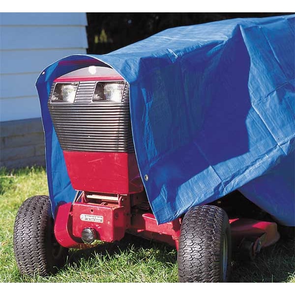 Tarp, 8 x 10 ft, 5.1 mil, Polyethylene, Standard Duty, Blue