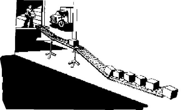 Skatewheel Conveyor, 10ft L, 18in. W