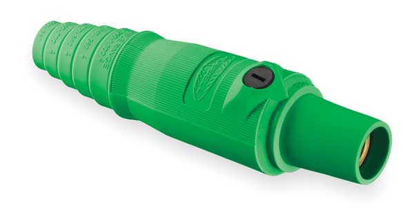 Connector, Double Set, Grn, 300AC/DC, Female
