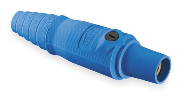 Connector, Double Set, Blu, 300AC/DC, Female