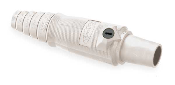 Connector, Double Set Screw, Wht, Female