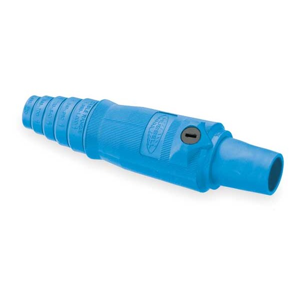 Connector, Double Set Screw, Blu, Taper