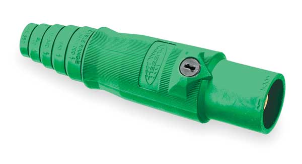 Connector, Double Set Screw, Grn, Male