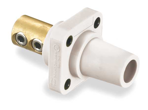 Receptacle, Double Set Screw, White