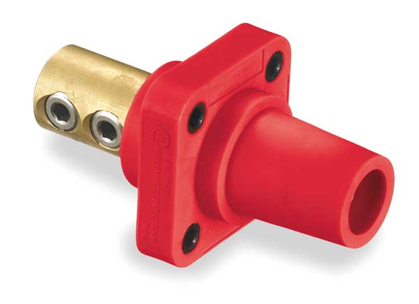 Receptacle, Female, Red, Double Set, Taper