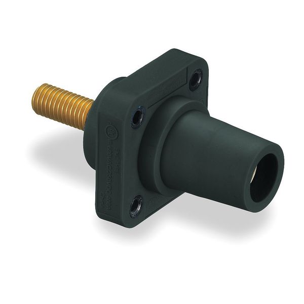 Receptacle, 3R, 4X, 12K, Stud, Black, Series: 16