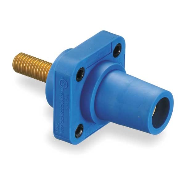 Receptacle, 3R, 4X, 12K, Stud, Blue