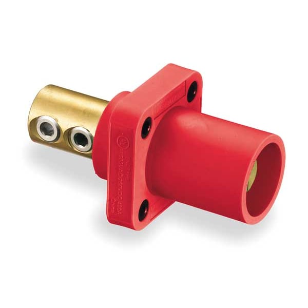 Receptacle, Double Set Screw, Red